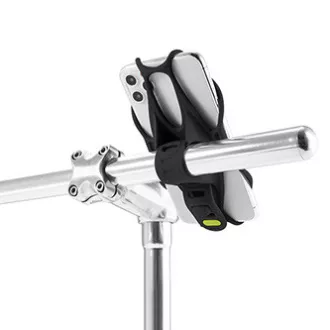 Držač za mobitel Bone Bike Tie 3, za bicikl, podesiva veličina, crni, 4,7-7,2", silikon, za pričvršćivanje na upravljač, crni