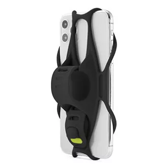 Držač za mobitel Bone Bike Tie 3, za bicikl, podesiva veličina, crni, 4,7-7,2", silikon, za pričvršćivanje na upravljač, crni