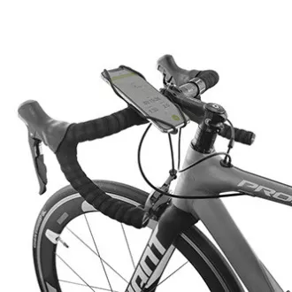 Držač za mobitel Bone Bike Tie 3, za bicikl, podesiva veličina, crni, 4,7-7,2", silikon, za pričvršćivanje na upravljač, crni
