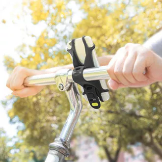 Držač za mobitel Bone Bike Tie X, za bicikl, podesiva veličina, crni, silikonski, za pričvršćivanje na upravljač, crni