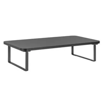 Stalak za monitor, prostor za tipkovnicu, brza montaža, crna, čelik, iveral, nosivost 20 kg, Powerton, ergo Stalak za monitor, prostor za tipkovnicu, brza montaža, crna, čelik, iveral, nosivost 20 kg, Powerton, ergo
