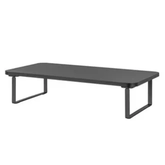 Stalak za monitor, prostor za tipkovnicu, brza montaža, crna, čelik, iveral, nosivost 20 kg, Powerton, ergo Stalak za monitor, prostor za tipkovnicu, brza montaža, crna, čelik, iveral, nosivost 20 kg, Powerton, ergo