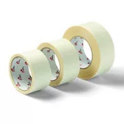 Ljepljiva traka, TWIN TAPE COTTON, dvostrana, Schuller Eh, prozirna, mliječna, 50mm, 25m