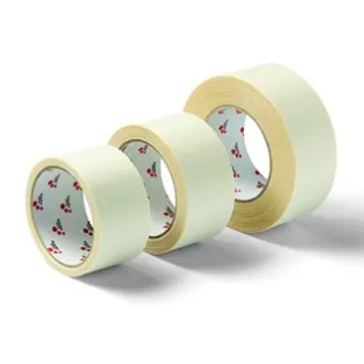 Ljepljiva traka, TWIN TAPE COTTON, dvostrana, Schuller Eh, prozirna, mliječna, 50mm, 25m