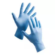 Rukavice za jednokratnu upotrebu 8"/ M, plave, 100 komada, nitrilne, Stern