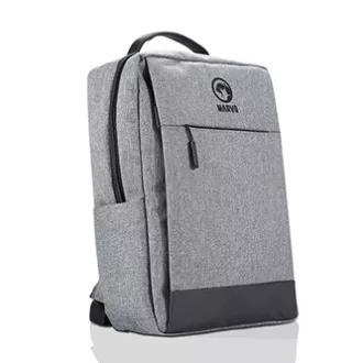 Ruksak za laptop 15,6", BA-03, sivi najlon, USB priključak za punjenje, Marvo, SNIŽENJE