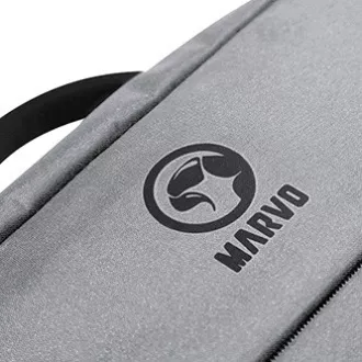 Ruksak za laptop 15,6", BA-03, sivi najlon, USB priključak za punjenje, Marvo, SNIŽENJE