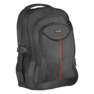 Ruksak za laptop 15,6", karbonski, crni poliester, vodootporno dno i bočni džepovi, Defender