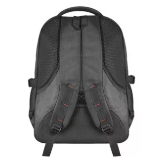 Ruksak za laptop 15,6", karbonski, crni poliester, vodootporno dno i bočni džepovi, Defender
