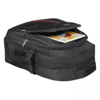 Ruksak za laptop 15,6", karbonski, crni poliester, vodootporno dno i bočni džepovi, Defender