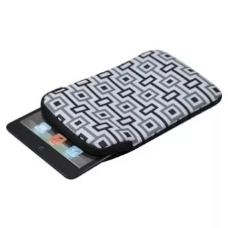 Futrola za tablet 10,1", geometrijska, bijeli neopren, RASPRODAJA