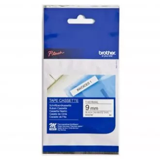 Brother originalna traka za pisač naljepnica, Brother, MK221, crni ispis/bijela pozadina, nelaminirana, 8m, 9mm