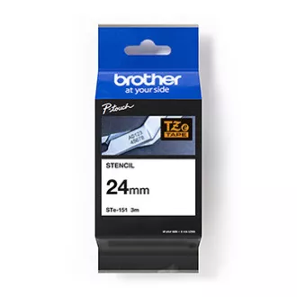 Brother originalna traka za pisač naljepnica, Brother, STE-151, 3m, 24 mm, uložak sa Stencil trakom