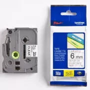 Brother originalna traka za pisač naljepnica, Brother, TZE-111, crni ispis/prozirna baza, laminirana, 8m, 6mm