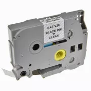 G&G kompatibilna traka za pisač naljepnica, za Brother, TZE-131, crni ispis/prozirna podloga, laminirana, 8 m, 12 mm