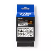 Brother originalna traka za pisač naljepnica, Brother, TZE-S151, crni ispis/prozirna podloga, laminirana, 8 m, 24 mm, iznimno adh