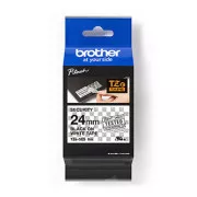 Brother originalna traka za pisač naljepnica, Brother, TZE-SE5, crni ispis/bijela pozadina, laminirana, 8m, 24mm, brtvljenje