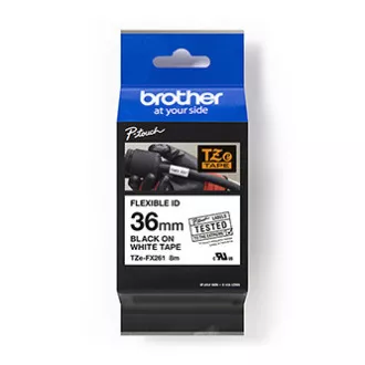 Brother originalna traka za pisač naljepnica, Brother, TZE-FX261, crni ispis/bijela pozadina, laminirana, 8m, 36mm, fleksibilna Brother originalna traka za pisač naljepnica, Brother, TZE-FX261, crni ispis/bijela pozadina, laminirana, 8m, 36mm, fleksibilna