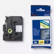 Brother originalna traka za pisač naljepnica, Brother, TZE-PR935, bijeli ispis/srebrna podloga, laminirana, 8m, 12mm