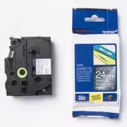 Brother originalna traka za pisač naljepnica, Brother, TZE-PR955, bijeli ispis/srebrna podloga, laminirana, 8m, 24mm