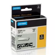 Dymo originalna traka za ispis naljepnica, Dymo, 18444, S0718600, crni ispis/bijela pozadina, 5,5 m, 12 mm, RHINO vinyl profi D1
