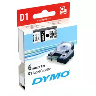 Dymo originalna traka za ispis naljepnica, Dymo, 43610, S0720770, crni ispis/prozirna baza, 7m, 6mm, D1 Dymo originalna traka za ispis naljepnica, Dymo, 43610, S0720770, crni ispis/prozirna baza, 7m, 6mm, D1