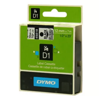 Dymo originalna traka za ispis naljepnica, Dymo, 45010, S0720500, crni ispis/prozirna baza, 7m, 12mm, D1 Dymo originalna traka za ispis naljepnica, Dymo, 45010, S0720500, crni ispis/prozirna baza, 7m, 12mm, D1