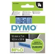 Dymo originalna traka za ispis naljepnica, Dymo, 45016, S0720560, crni ispis/plava pozadina, 7m, 12mm, D1