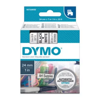 Dymo originalna traka za ispis naljepnica, Dymo, 53713, S0720930, crni ispis/bijela pozadina, 7m, 24 mm, D1 Dymo originalna traka za ispis naljepnica, Dymo, 53713, S0720930, crni ispis/bijela pozadina, 7m, 24 mm, D1