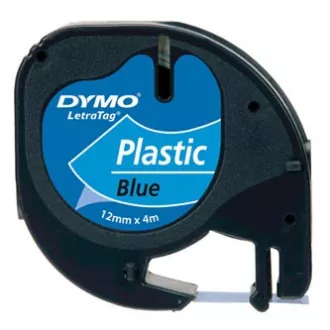 Dymo originalna traka za ispis naljepnica, Dymo, S0721650, crni ispis/plava pozadina, 4m, 12mm, LetraTag plastična traka Dymo originalna traka za ispis naljepnica, Dymo, S0721650, crni ispis/plava pozadina, 4m, 12mm, LetraTag plastična traka