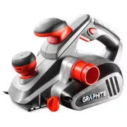 Planer Graphite 59G678, električni (kabel), 850W, 16500rpm, 82mm, 3mm, 0-12mm, ergonomski oblik