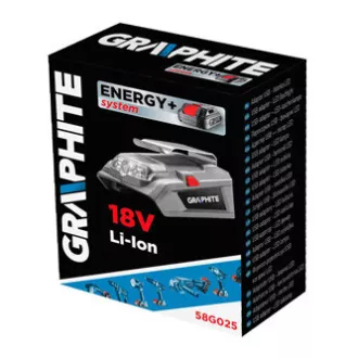 USB punjač i svjetiljka, 18V, Energy+, Graphite