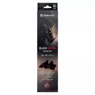 Podloga za miš, Black Ultra, gaming, crna, 80x30 cm, Defender