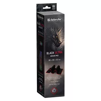 Podloga za miš, Black Ultra, gaming, crna, 80x30 cm, Defender