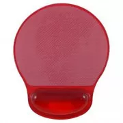 Podloga za miš s logo gelom, crvena, PRETPRODAJA