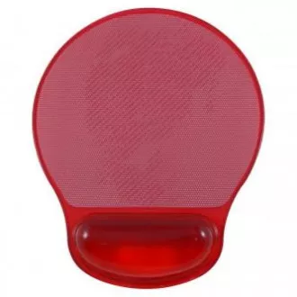 Podloga za miš s logo gelom, crvena, PRETPRODAJA