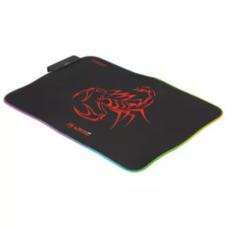 RGB Podloga za miša, MG8, gaming, crna, 350 x 250 mm, 3 mm, Marvo, RGB pozadinsko osvjetljenje
