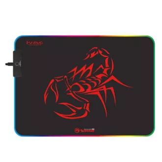 RGB Podloga za miša, MG8, gaming, crna, 350 x 250 mm, 3 mm, Marvo, RGB pozadinsko osvjetljenje