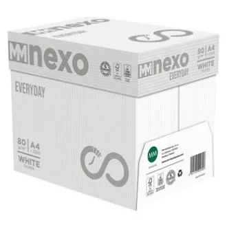 Kserografski papir MMnexo, Everyday A4, 80 g/m2, bijeli, 500 listova, pogodan za tintu i laserski ispis Kserografski papir MMnexo, Everyday A4, 80 g/m2, bijeli, 500 listova, pogodan za tintu i laserski ispis