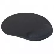 Podloga za miša, ergonomska, gel, crna, Logo, AKCIJA