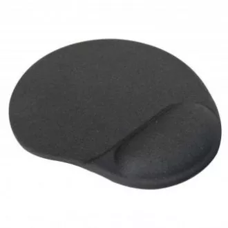 Podloga za miša, ergonomska, gel, crna, Logo, AKCIJA