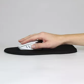 Podloga za miša, ergonomska, gel, crna, Logo, AKCIJA