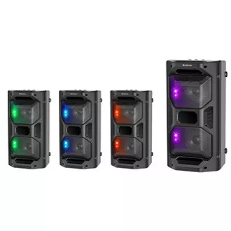 Defender zvučnik Rage, Li-Ion, 2.0, 50W, crni, kontrola glasnoće, LED pozadinsko osvjetljenje, BT 5.0, TWS, daljinski upravljač, 45Hz