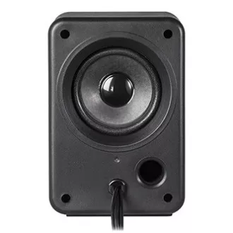 Defender zvučnici V11, 2.1, 11W, crni, kontrola glasnoće, gumb za uključivanje, podešavanje basa i visokih tonova, 40Hz~18kHz