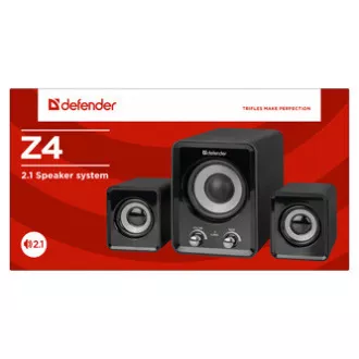 Defender zvučnici Z4, 2.1, 11W, crni, kontrola glasnoće, kontrola basa, 50Hz~20kHz Defender zvučnici Z4, 2.1, 11W, crni, kontrola glasnoće, kontrola basa, 50Hz~20kHz