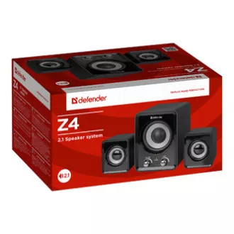 Defender zvučnici Z4, 2.1, 11W, crni, kontrola glasnoće, kontrola basa, 50Hz~20kHz Defender zvučnici Z4, 2.1, 11W, crni, kontrola glasnoće, kontrola basa, 50Hz~20kHz