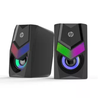 HP zvučnici DHE-6000, 2.0, 6W, crni, kontrola glasnoće, stolni, 3.5 mm priključak (USB), pozadinsko osvjetljenje, 160Hz-20KHz HP zvučnici DHE-6000, 2.0, 6W, crni, kontrola glasnoće, stolni, 3.5 mm priključak (USB), pozadinsko osvjetljenje, 160Hz-20KHz