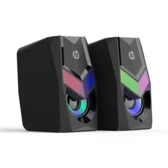 HP zvučnici DHE-6000, 2.0, 6W, crni, kontrola glasnoće, stolni, 3.5 mm priključak (USB), pozadinsko osvjetljenje, 160Hz-20KHz HP zvučnici DHE-6000, 2.0, 6W, crni, kontrola glasnoće, stolni, 3.5 mm priključak (USB), pozadinsko osvjetljenje, 160Hz-20KHz