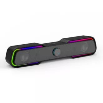 HP Soundbar DHE-6002, 2.0, 6W, crna, pozadinsko osvjetljenje HP Soundbar DHE-6002, 2.0, 6W, crna, pozadinsko osvjetljenje