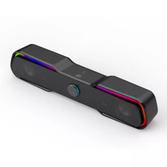 HP Soundbar DHE-6002, 2.0, 6W, crna, pozadinsko osvjetljenje HP Soundbar DHE-6002, 2.0, 6W, crna, pozadinsko osvjetljenje